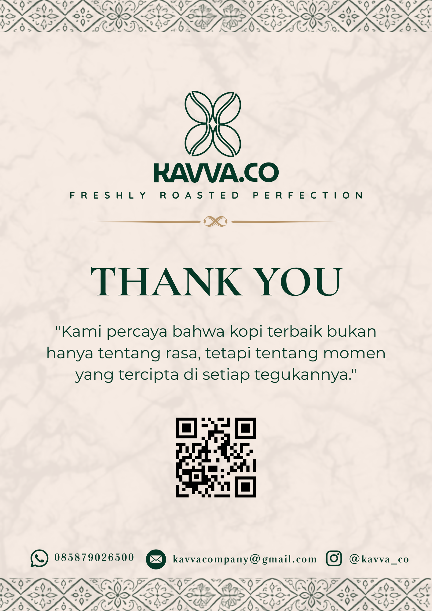 Seduhan kopi KAVVA